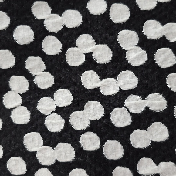 Deletta Black and White Polka Dot Women's Top Or Tunic - Picture 6 of 14